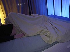 Stepmom secretly sucks stepson and swallows 😏