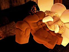 Fucking candy in her cosplay bunny outfit