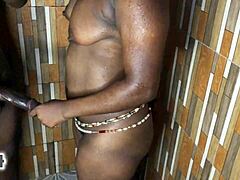 What Happens When African Stepmom’s Big Black Booty Meets Stepson’s BBC In Bathroom Doggystyle?