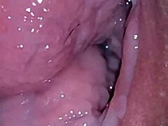 Pussy shaving video with closeup tight wet details