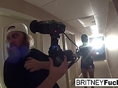 britney stars in the golden implant heist sex scene
