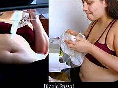 piggy gains weight while teasing during study sessions
