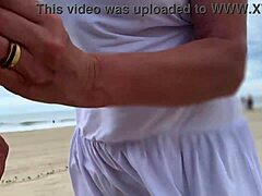 Busty Milf Stranger Made Me Cum in Public