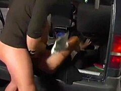 Granny Effie Fucked Hard in Van on Wild Ride