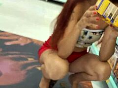 hey, why’s your wife flashing with no panties in public? are you cool with her showing off on the street?