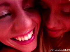 Lesbian Girlfriend Teases and Plays with Wet Pussy
