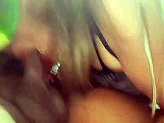 mature big ass milf in lingerie sucking lover's cock for deep pleasure