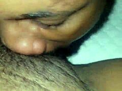 Watch this brown girl get her pussy devoured hard!