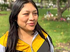 Peruvian Linda Chata Invited to My House for Hard Anal Sex in USA