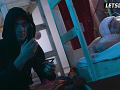 i can’t believe marilyn crystal and ivy maddox, my stepsisters, got wild with a burglar for crazy anal at horny hostel