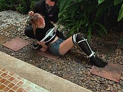 So, I caught her off guard and punished her by tickling those sexy feet.