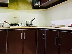 pakistani brother-in-law drills me hard in kitchen