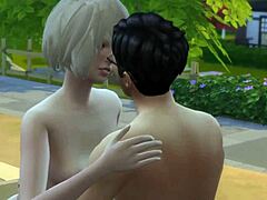 sims 4 voyeur catches hot couple banging in bath