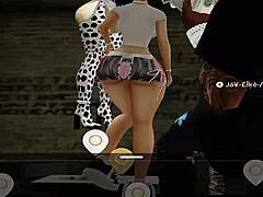 so this big booty imvu chick crashed my party twerking hard
