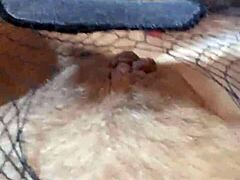 greta lures mature lady with sensual foot play