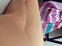 I love groping a thick cock like this, young amateur jerks neighbor