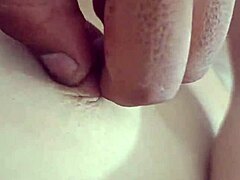 I love groping a thick cock like this, young amateur jerks neighbor