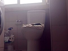 He shaves big cock and spits out loads of milk
