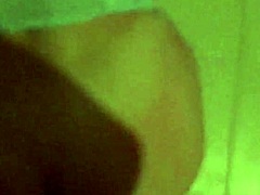 skinny slut gets pounded hard on a public balcony