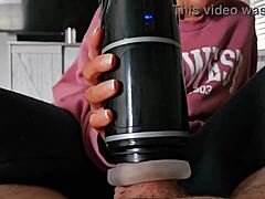 hey, watch my amateur wife toy with horny neighbor