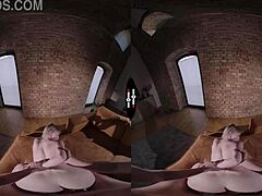 I’m overwhelmed by this VR wedding night with a stunning blonde.
