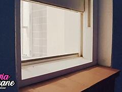 Ever Peeked at Your Curvy Neighbour Showering?