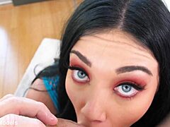 megan maiden swallows cum after pov deepthroat facefuck
