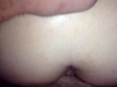 Slamming my wife's big tight ass in wild bedroom action