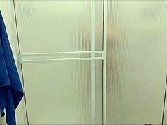 Latina Stepmom Caught on Camera Showering in Homemade Video Clip.