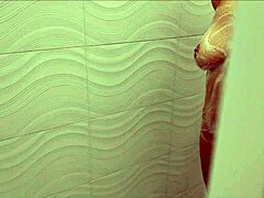 Latina Stepmom Caught on Camera Showering in Homemade Video Clip.