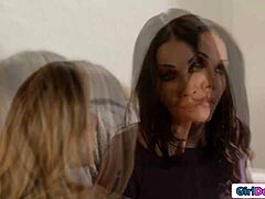 Stepmom Shocks Stepdaughter with Bold Lesbian Sex Move in First Time