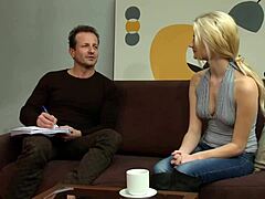 hey, wanna see my first hot european scene with a cute blonde?