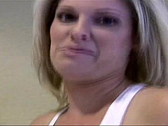 just banging this blonde sweet mom with monster cock in wild anal action
