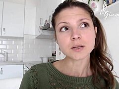 Gina Gerson shares intimate homevideo interview for fans.