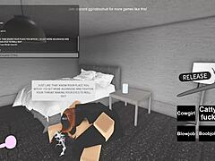 raw roblox porn with wild whore getting it on hard
