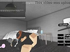 raw roblox porn with wild whore getting it on hard