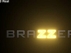 Teasing him until he cracks with Hayley Davies on Brazzers