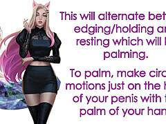 curious about waifu ahri getting blacked in hentai joi instructions?