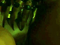 Tied up slave in bathtub gets harsh punishment from lesbian madame