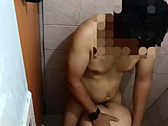 man, i’m lovin this asian chick gettin it on in the bathroom