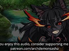 Hey, this hellhound girl totally dominates in r-18 asmr!