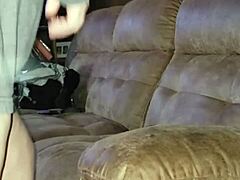 Her sexy panties drive me to cum balls deep inside that tight milf pussy with creampie finish