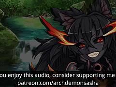Hey, this hellhound girl totally dominates in r-18 asmr!