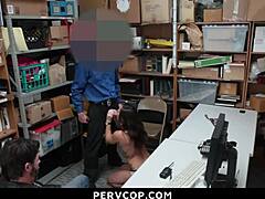 Teen Caught Stealing on CCTV Camera and Detained by Security