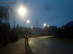 Outdoor Tranny Body in Wild BDSM Display