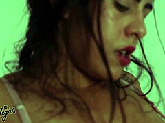 yo, watch kylei ellish slurp cum in this pov blowjob with her curvy latina body on display