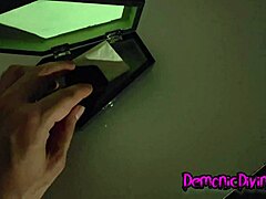 Sexy succubus babe takes control of your huge cock.