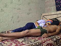 Hot Indian desi step brother-in-law bangs sister-in-law in steamy bedroom sex
