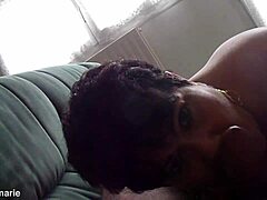 Amateur Blowjob Ends with Sticky Facial Cumshot