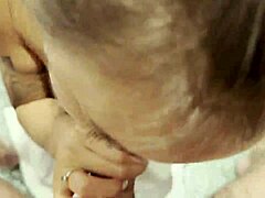 Monika Fox teases with POV titfuck in hotel bathroom. Blowjob ends with cum in mouth free.
